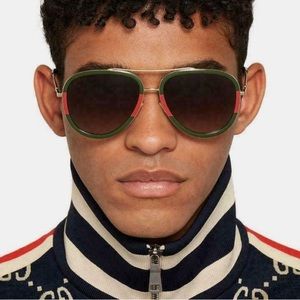 NEW GUCCI GG0062S 003 UNISEX AVITOR SUNGLASSES GUCCI GG 0062S 003